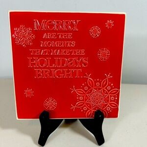 Hallmark Christmas trivet